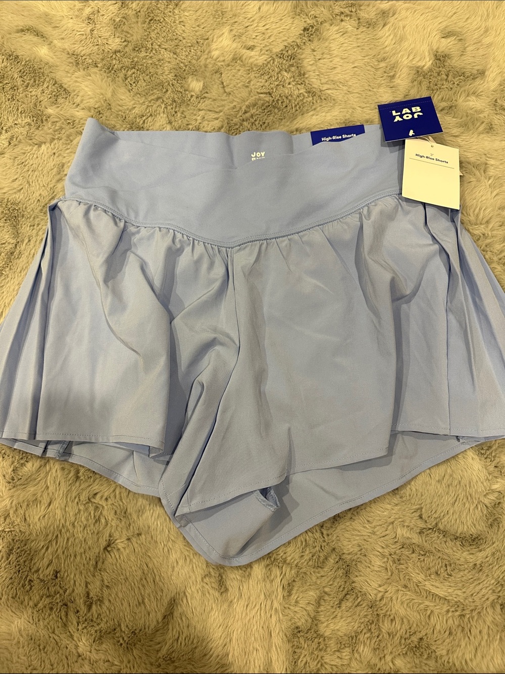 JoyLab Light Blue Ruffle Skort with High Waist XL